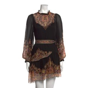 Zimmermann TEMPO PAISLEY TIERED MINI